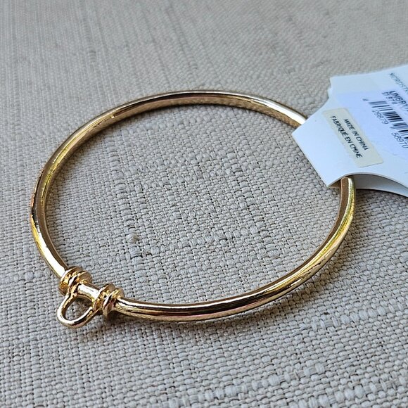 14th & union Girls Bracelet Gold Tone Fashion Wrist Band Bangle Jewelry New - Picture 4 of 11